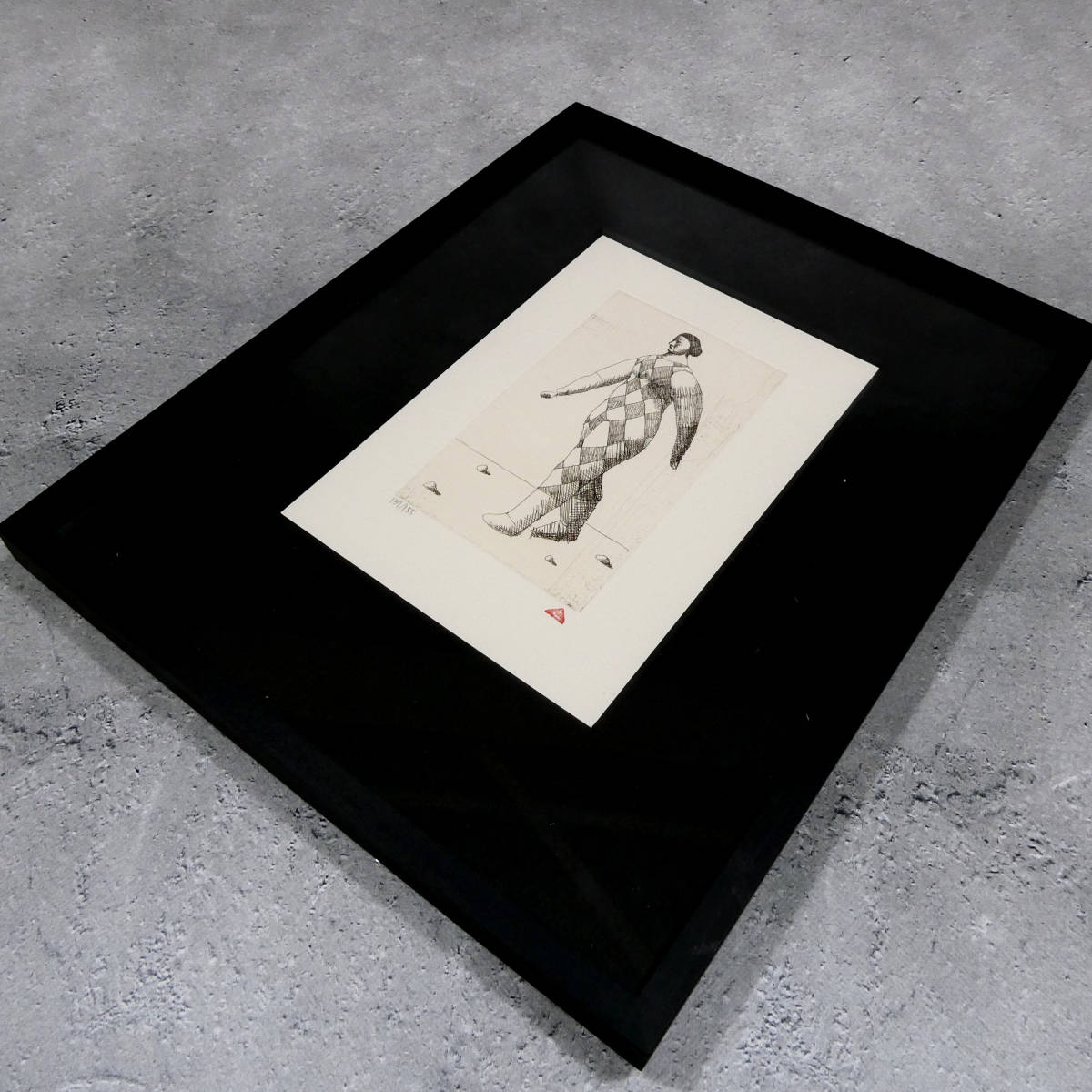 有元利夫◇限定155部 銅版画作品◇落款 (画室印)入り◇『雲の誕生 