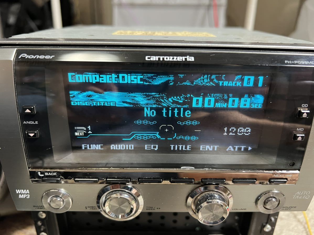 carrozzeria カロッツェリア 2DIN CD MD デッキ オーディオ レシーバー