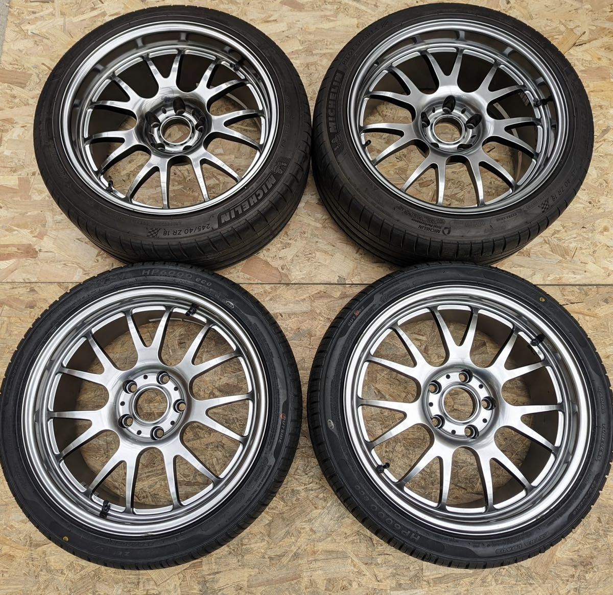 希少！】NEEZ EURO CROSS RG3SR 18インチ 8.5J ＋40 9.5J＋20 PCD120 5