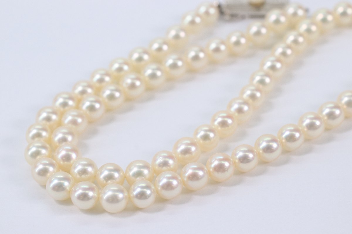 MIKIMOTO ミキモト パール 真珠 シルバー M刻印 SIL刻印 約5mm