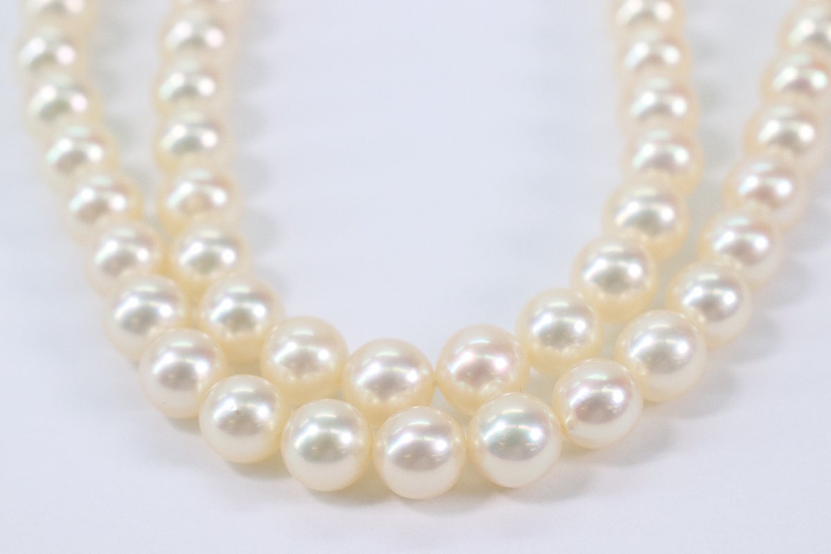 MIKIMOTO ミキモト パール 真珠 シルバー M刻印 SIL刻印 約5mm