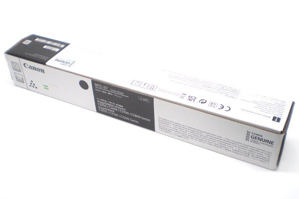 CANON ☆キャノン/Canon 純正トナー（ブラック） NPG-67 【未使用品