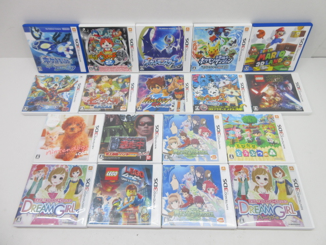 s23583-rj 中古☆18本セット 3DSソフト 七つの大罪 逃走中 LEGO 妖怪  