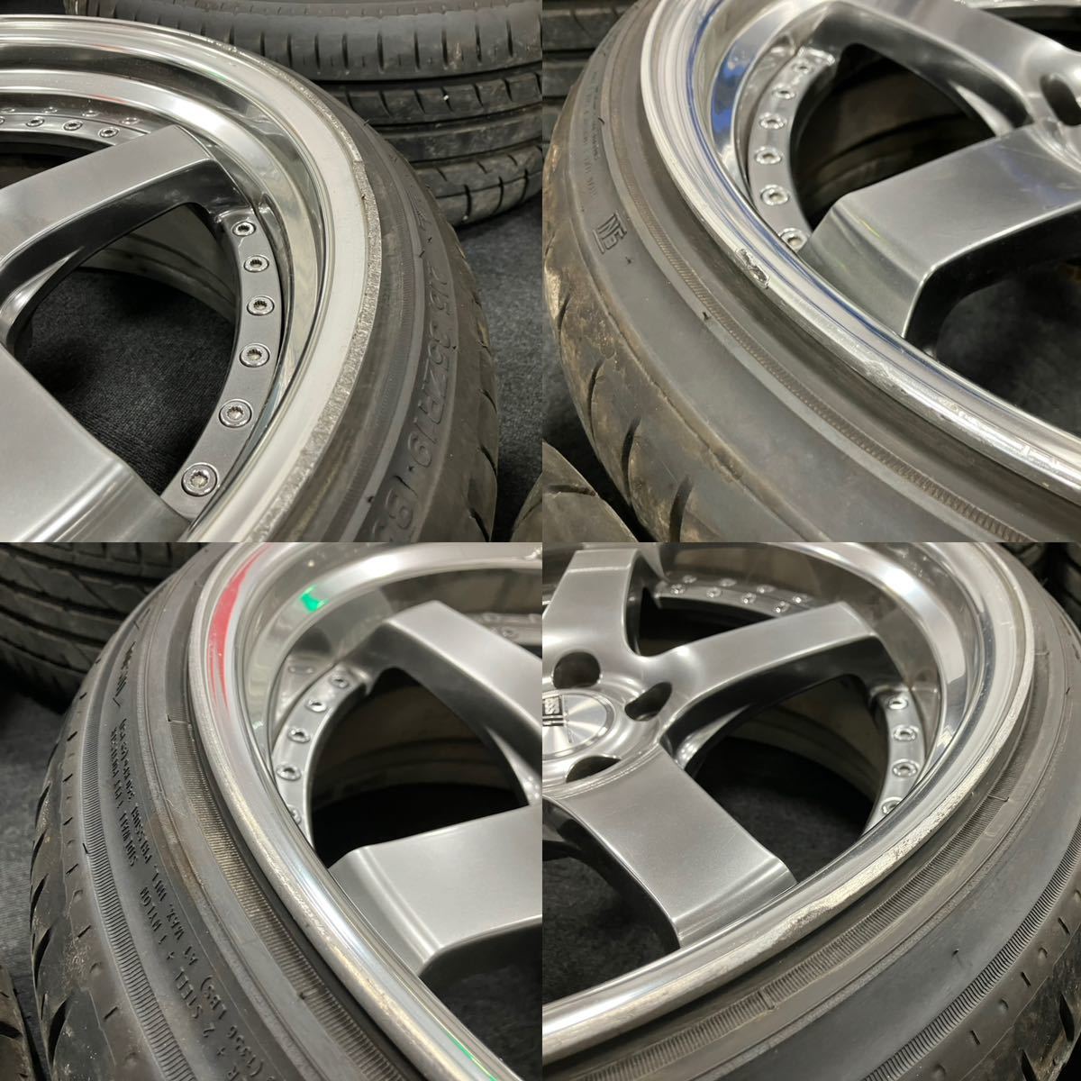 タナベ SSR プロフェッサー SP4 Div 19インチ 9J 10J チタン シルバー 