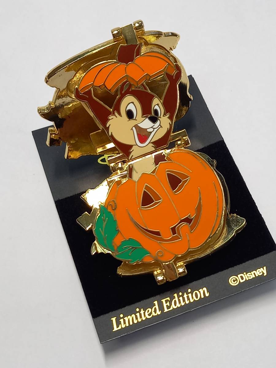 チップ・デール ハロウィン2005ピン ○ ディズニー Disney pin チップ＆デール 立体ピン ハッピー
