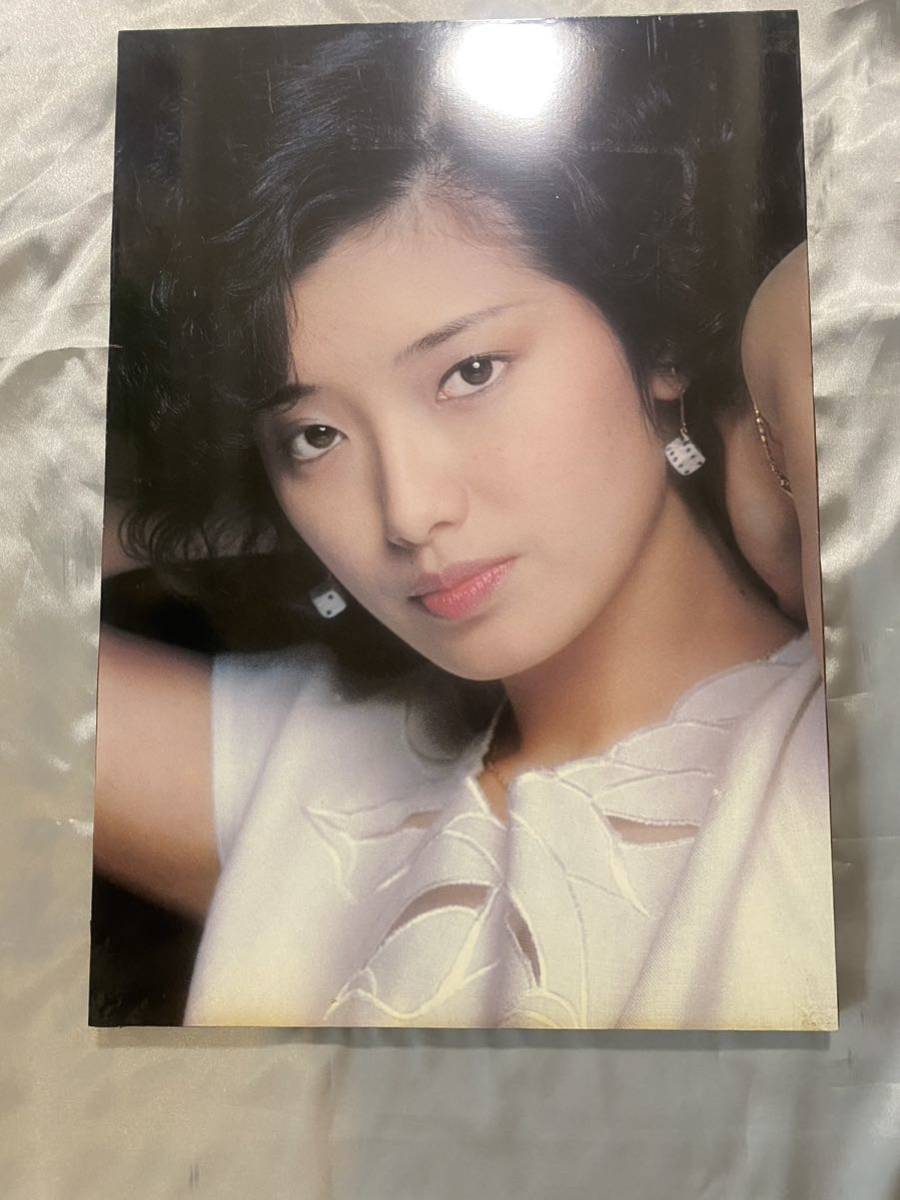 ファン必見！山口百恵 当時物 木製パネル 特大 58×40 レア 希少 昭和 