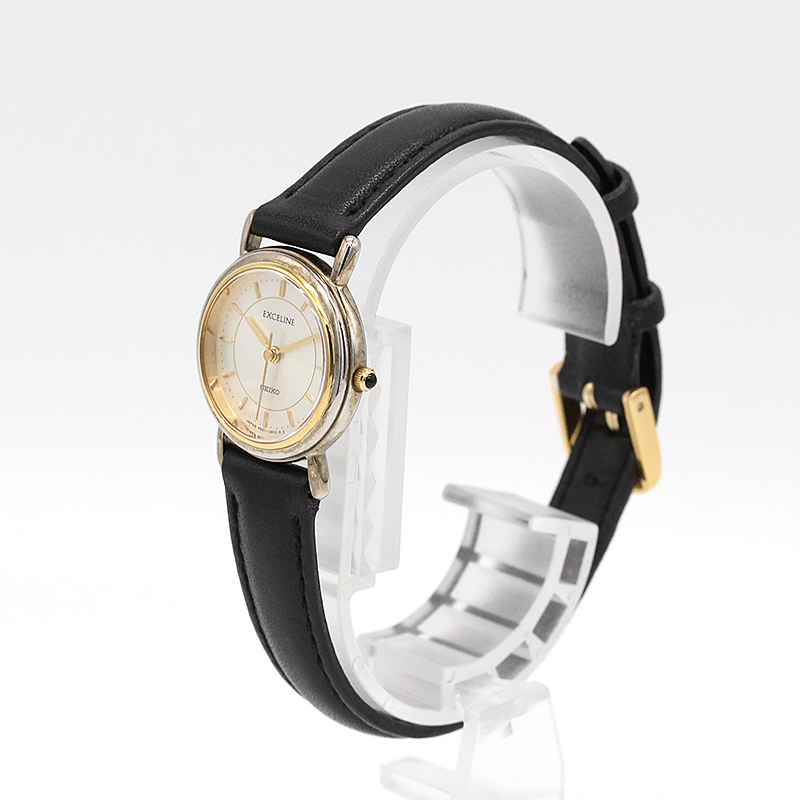 セイコー SEIKO EXCELINE 4N21-0400 レディースウォッチ 腕時計 稼働品