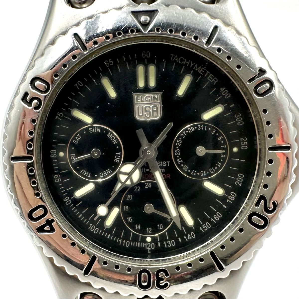 M134-000-000 ELGIN エルジン USA FK-666-E クォーツ デイデイト 