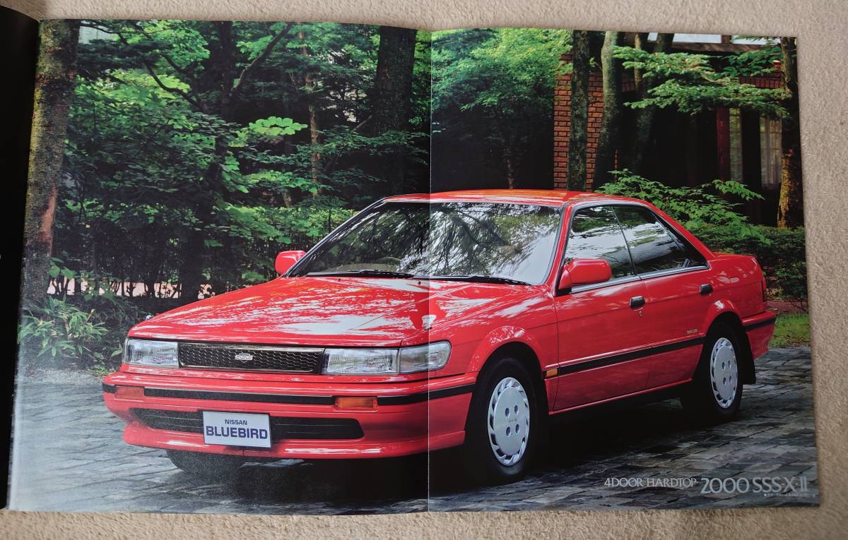 sssページ ☆90.7 日産 ブルーバード （U12後期） カタログ 全44枚記載 (ブルー