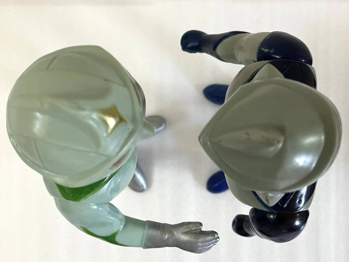 当時物 ミラーマン ソフビ 2体セット パイロット版 無版権 パチ  