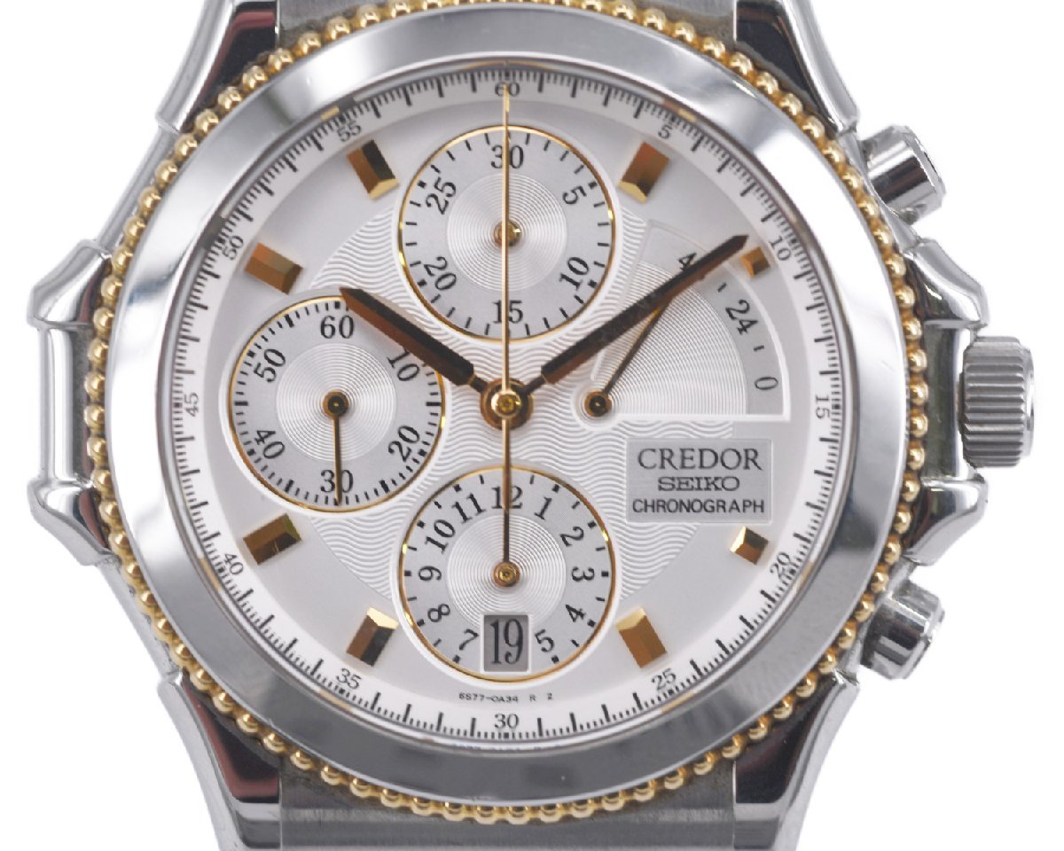 美品] 稼働品【SEIKO】セイコー クレドール パシフィーク 6S77-0A10 