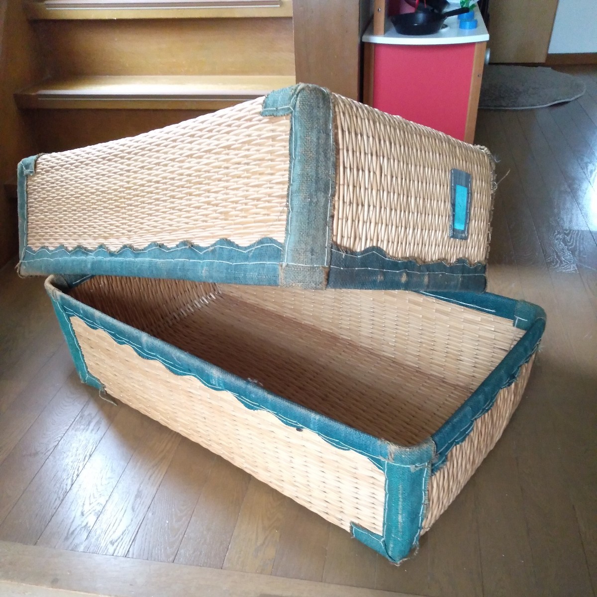柳ごおり 昭和レトロ 衣装ケース 時代物 行季 長尺 衣装箱 やなぎご