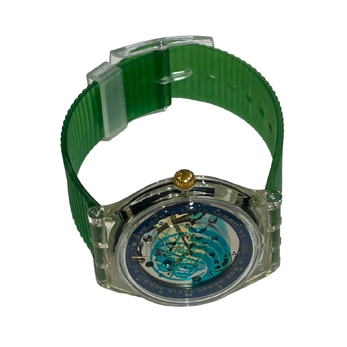 極美品 Swatch スウォッチ アースサミット 92記念 スウォッチ AT/自動 