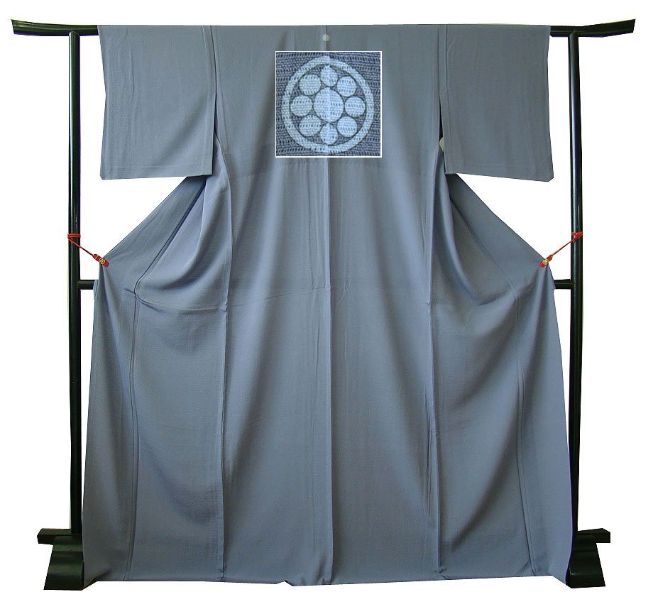 時代屋 裄64.4ｃｍ お茶事 夏物 ５本絽 色無地 正絹 未使用 仕付糸付 紋なし スリム 150ｃｍ～156ｃｍ Ｍ427 時代屋 夏物 正絹 袷 立沢潟 M315★