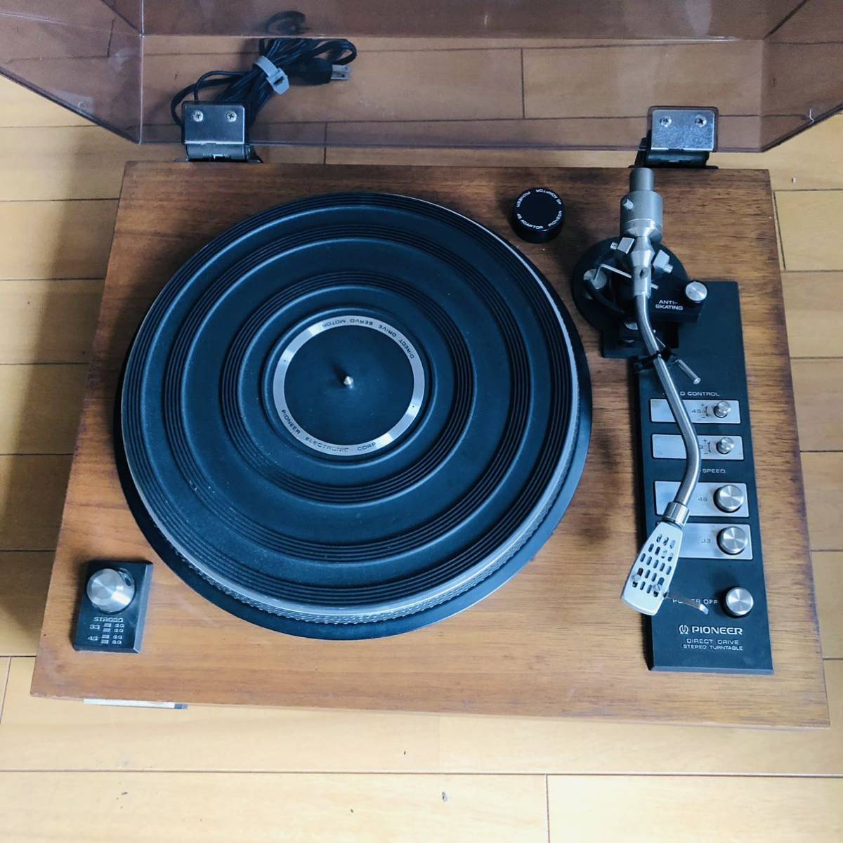 PL-1400 パイオニア レコードプレーヤー 平岡 ★ 220601A8286 Pioneer PL-1400C レコードプレーヤー