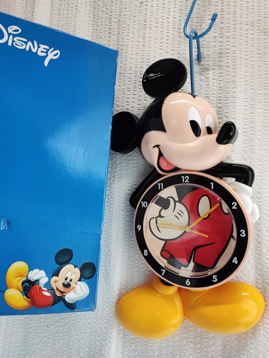 ミッキーマウス 壁掛け時計 未使用 箱付き 時計 コレクション