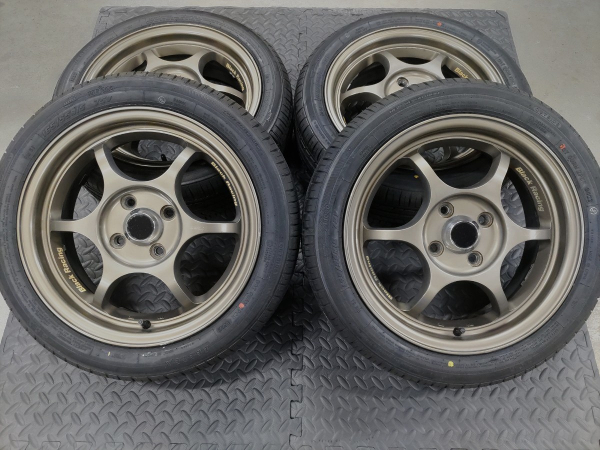 新品タイヤ ブラックレーシング Black Racing PRO N1 15インチ 5.5J + 