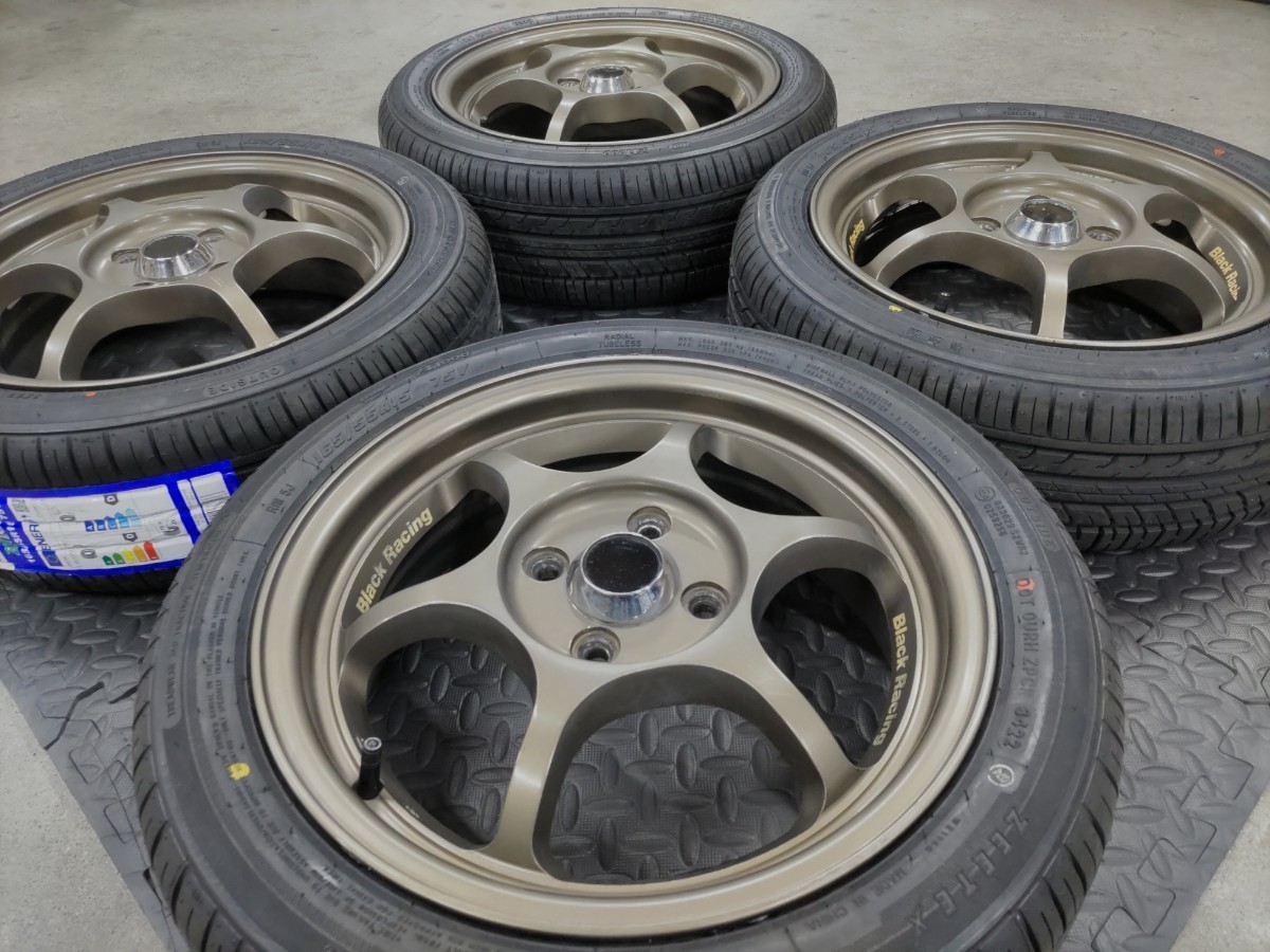 新品タイヤ ブラックレーシング Black Racing PRO N1 15インチ 5.5J + 