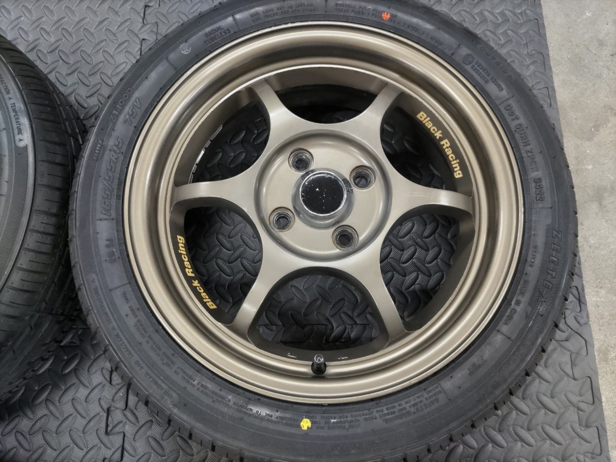 新品タイヤ ブラックレーシング Black Racing PRO N1 15インチ 5.5J + 