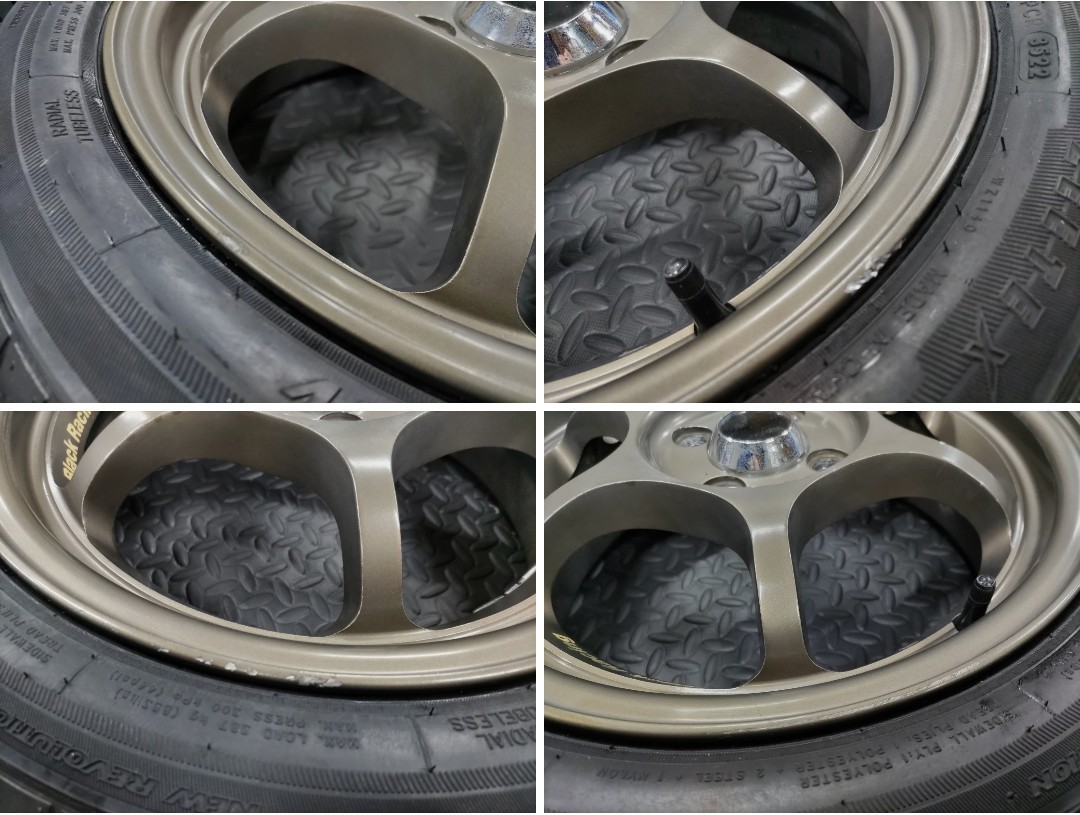 新品タイヤ ブラックレーシング Black Racing PRO N1 15インチ 5.5J + 