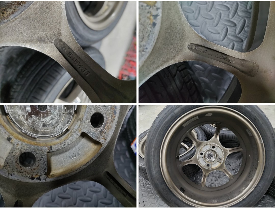 新品タイヤ ブラックレーシング Black Racing PRO N1 15インチ 5.5J + 