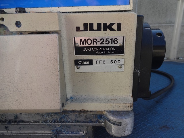 ☆委託出品 JUKI ミシン MOR-2516 FF6-500 3x4(ゲージ交換品) 工業用 