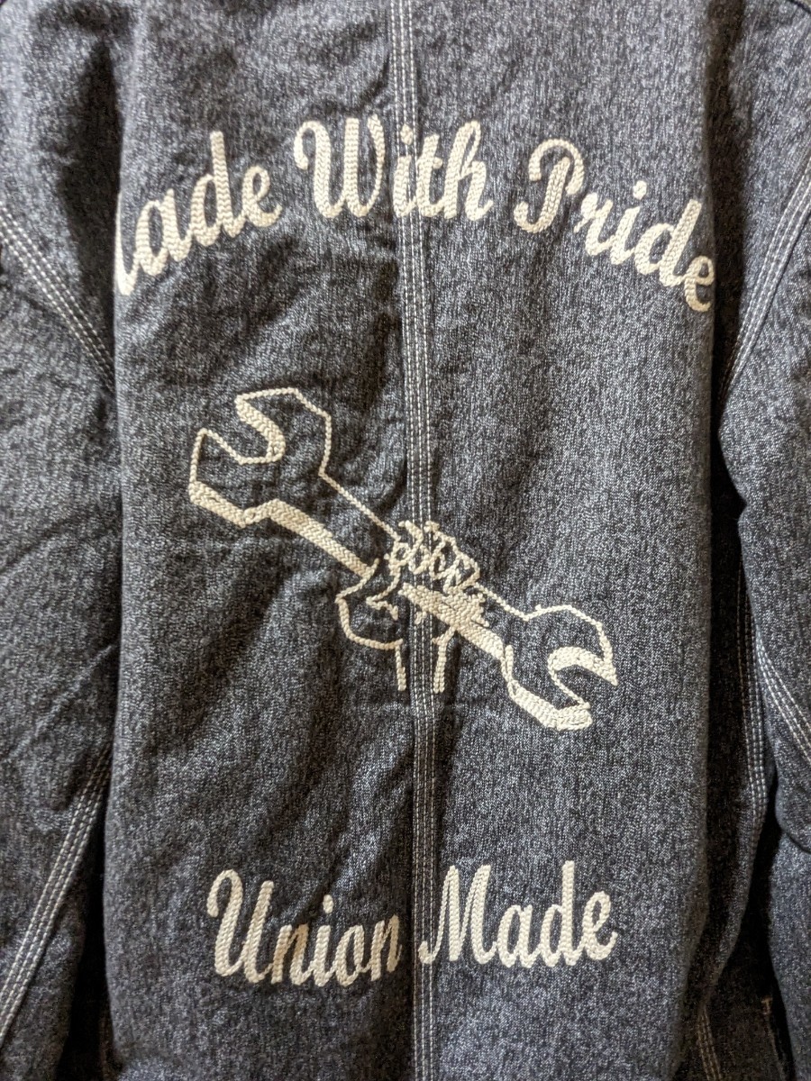 BLACKTOP Lee MOTORCYCLE BLACK S Motorcycleウォバッシュカバーオール