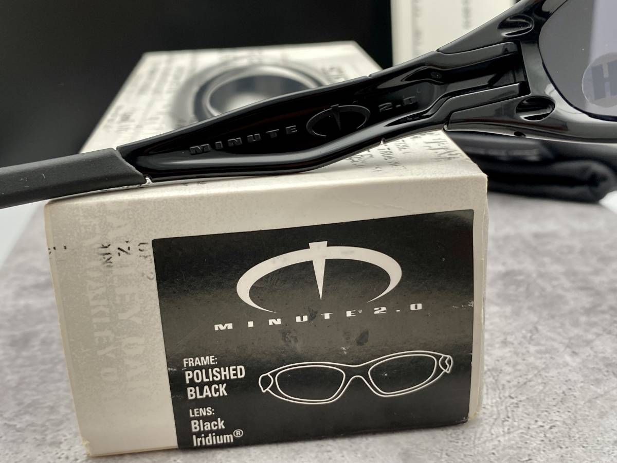 箱ケース付☆OAKLEYオークリー MINUTE 2.0ミニッツ 04-515 黒ブラック 