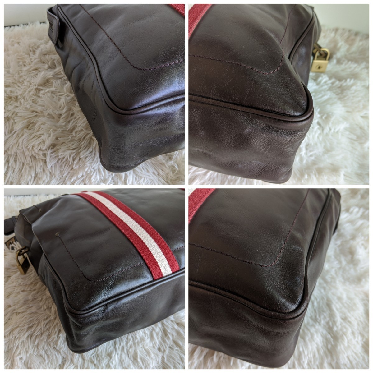1円【未使用級】BALLY バリー ビジネスバッグ ブリーフケース トレイン