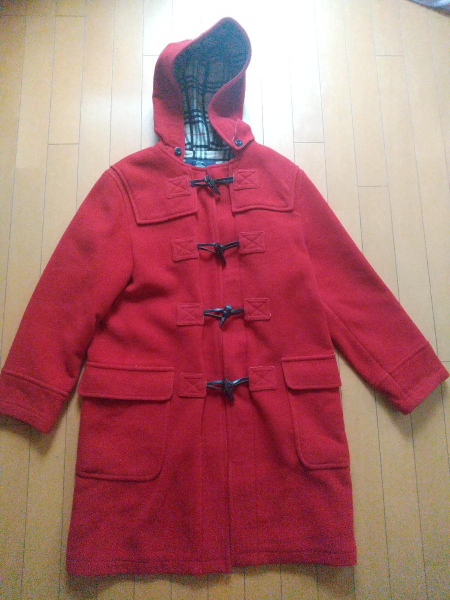 BURBERRY バーバリー ☆ ダッフル コート 赤 160A バーバリー は