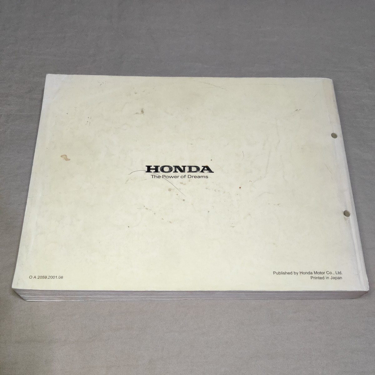 パーツカタログ バモス/VAMOS HM1/HM2 5版 2001-8 パーツリスト バモス