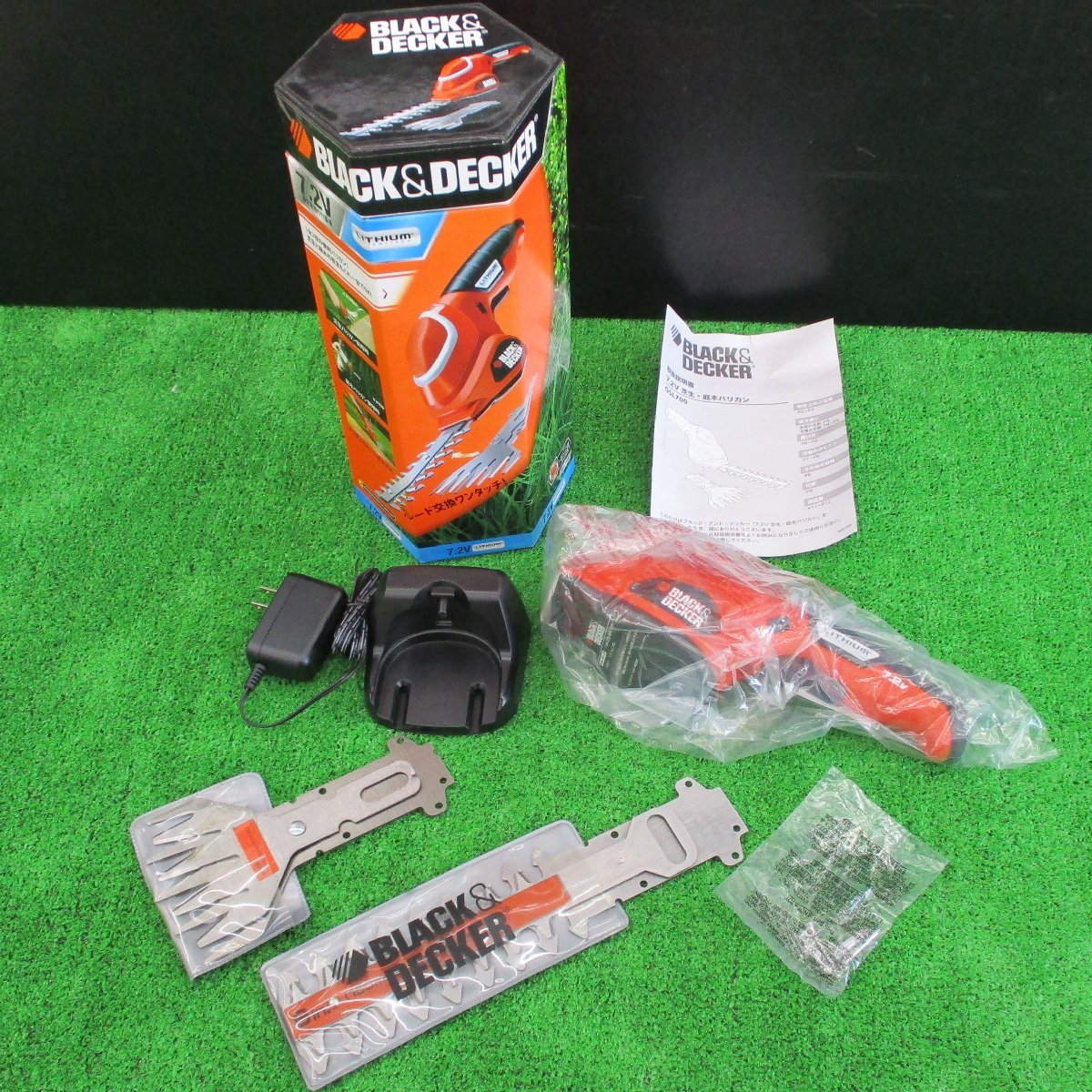 【定番人気，正規品】 BLACK&DECKER ブラックアンドデッカー 7.2V 芝生 庭木バリカン GSL700(本体)｜売買されたオークション情報、yahooの商品情報をアーカイブ公開 - オークファン 草刈機