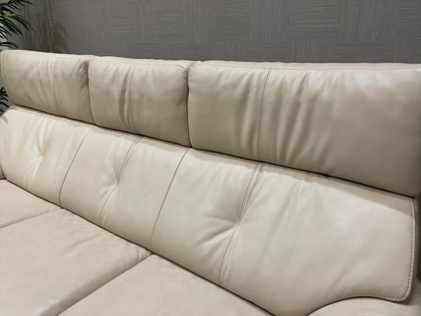 美品 カリモク家具 高級本革3人掛けソファ 約33万円 ZT73 美品 カリモク家具 高級本革3人掛けソファ 約33万円 ZT73