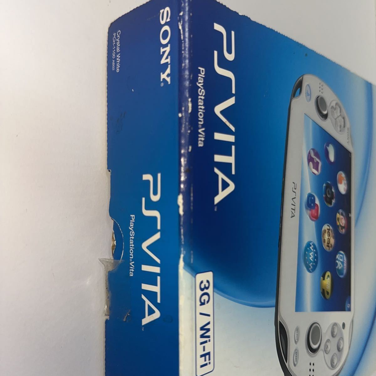 PlayStation Vita 3G/Wi-Fiモデル クリスタル・ホワイト 限定版 PCH 