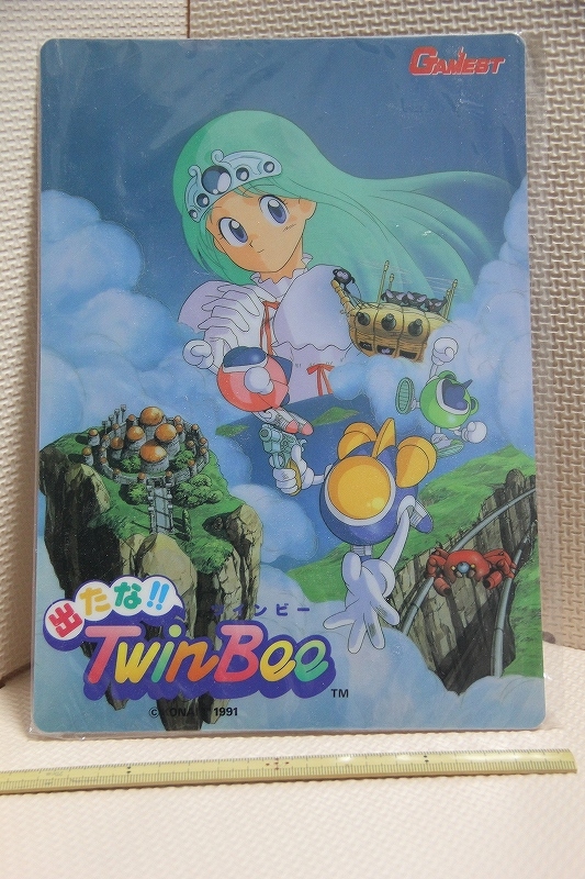 当時物激レア】ツインビー 下敷き KONAMI コナミ アーケード