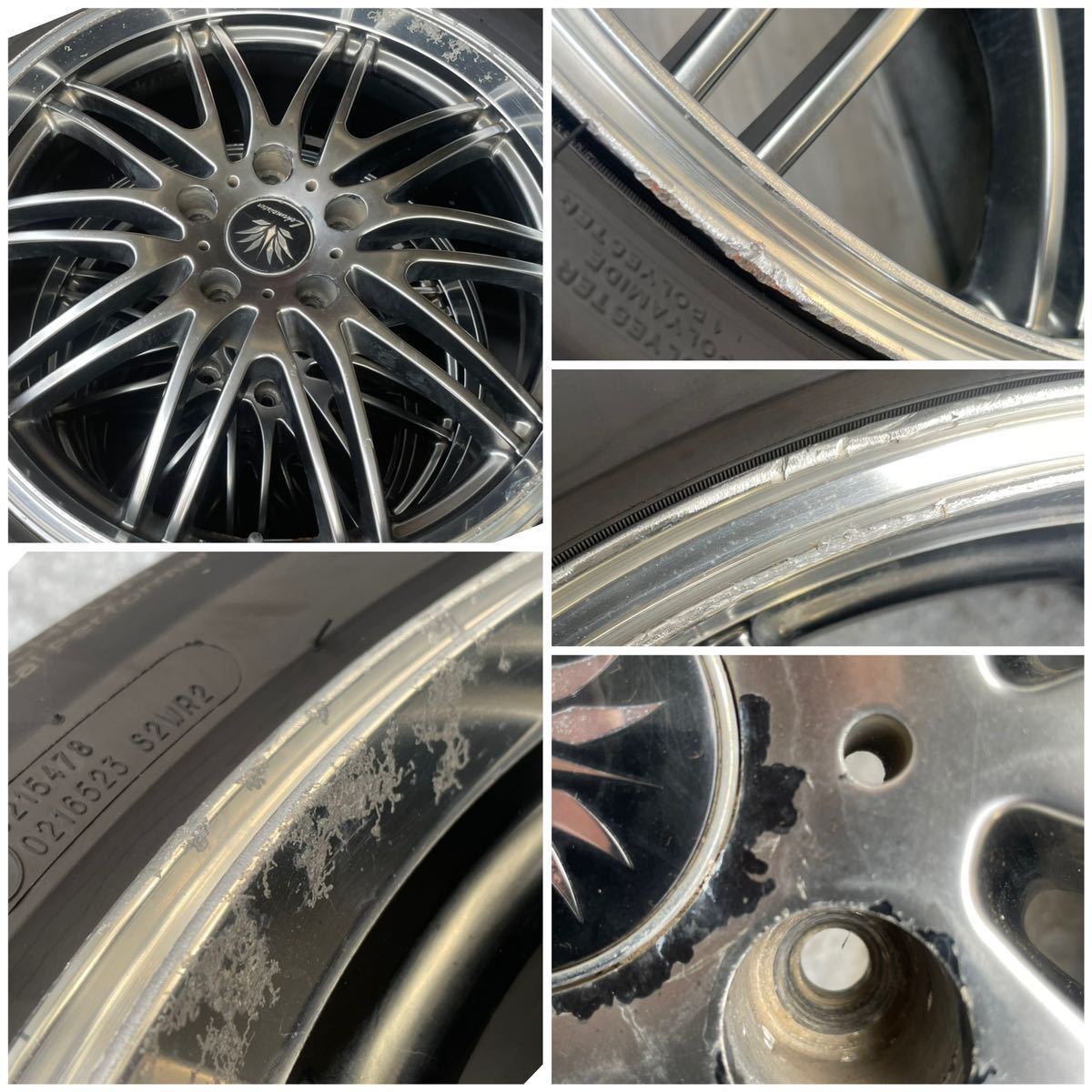 20年式バリ溝。LEHRMEISTER レアマイスター18インチ×7.5J+55 5H PCD114 