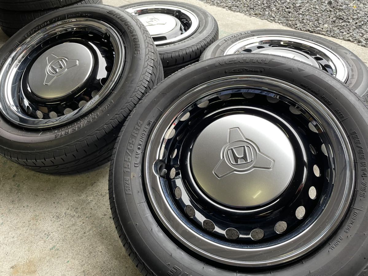 ホンダ N-ONE N-BOX N-BOXスラッシュ等 14インチ 純正 タイヤホイール 