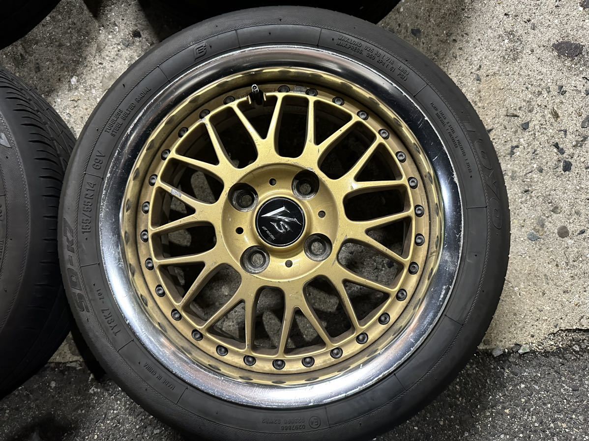 work VS XX 6本セット！14インチ ワーク BBS SSR メッシュWORK 当時物 
