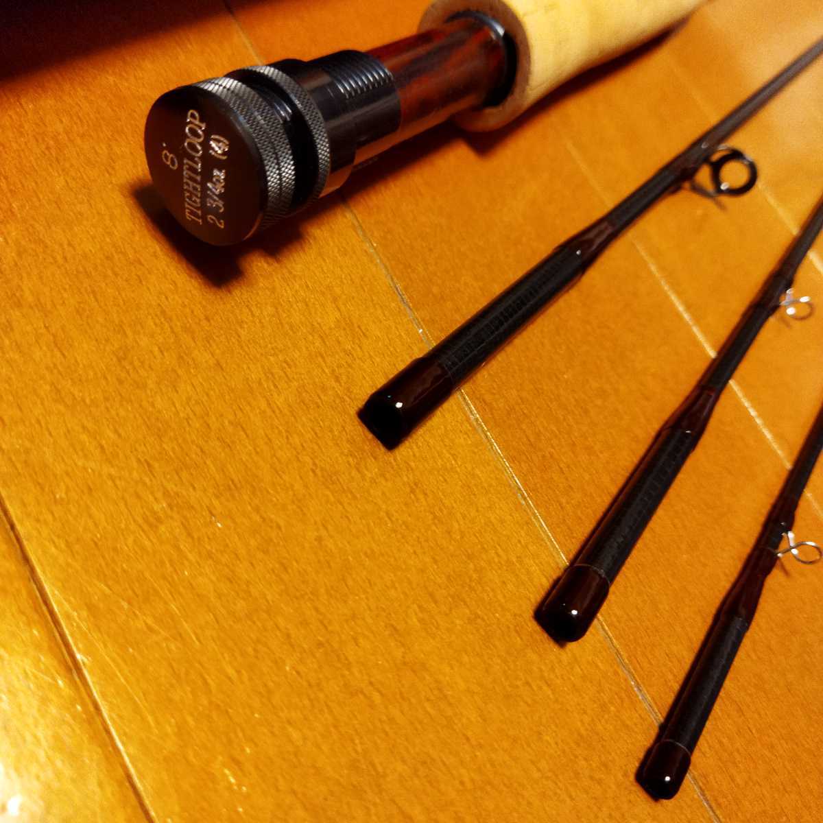 【美品】オービス スーパーファイン 8ft #4 4pc フルフレックス5.5 8' Orvis flex Super fly rod, pack 5.5, full #4, Loop Tight Fine