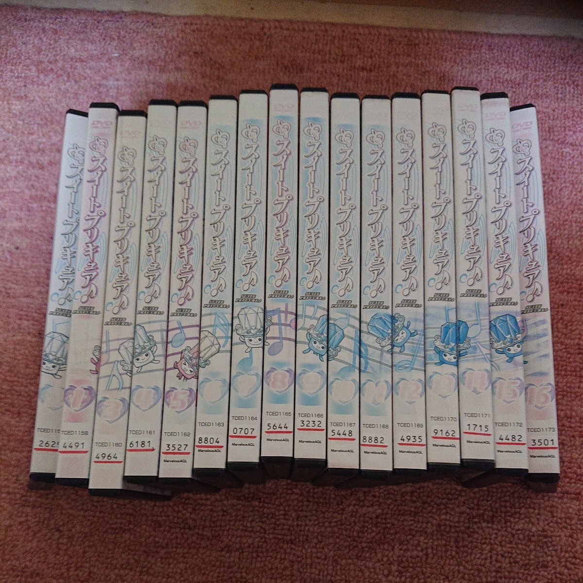 DVD スイートプリキュア 全16巻 セット レンタル落ち 中古品 全48話 