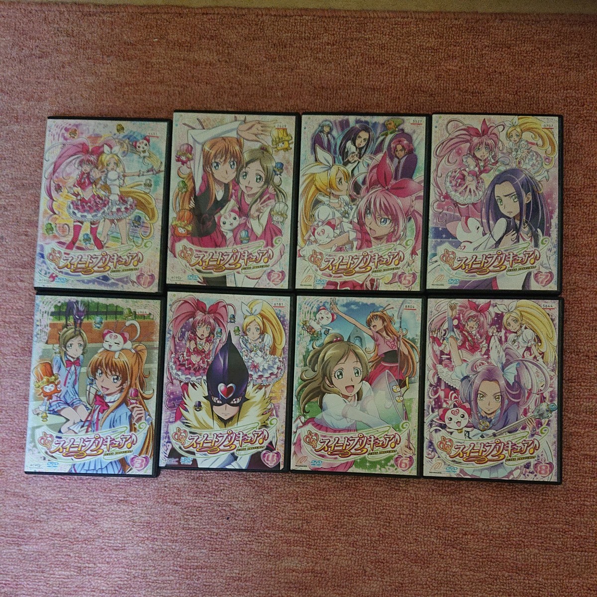 DVD スイートプリキュア 全16巻 セット レンタル落ち 中古品 全48話 