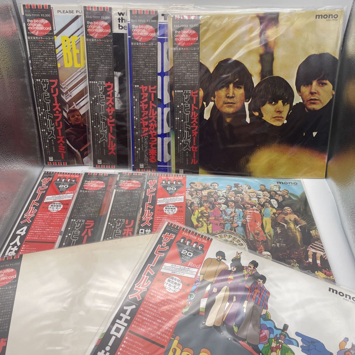 The Beatles 来日20周年特別企画 オデオン 赤盤 モノラル レコード The