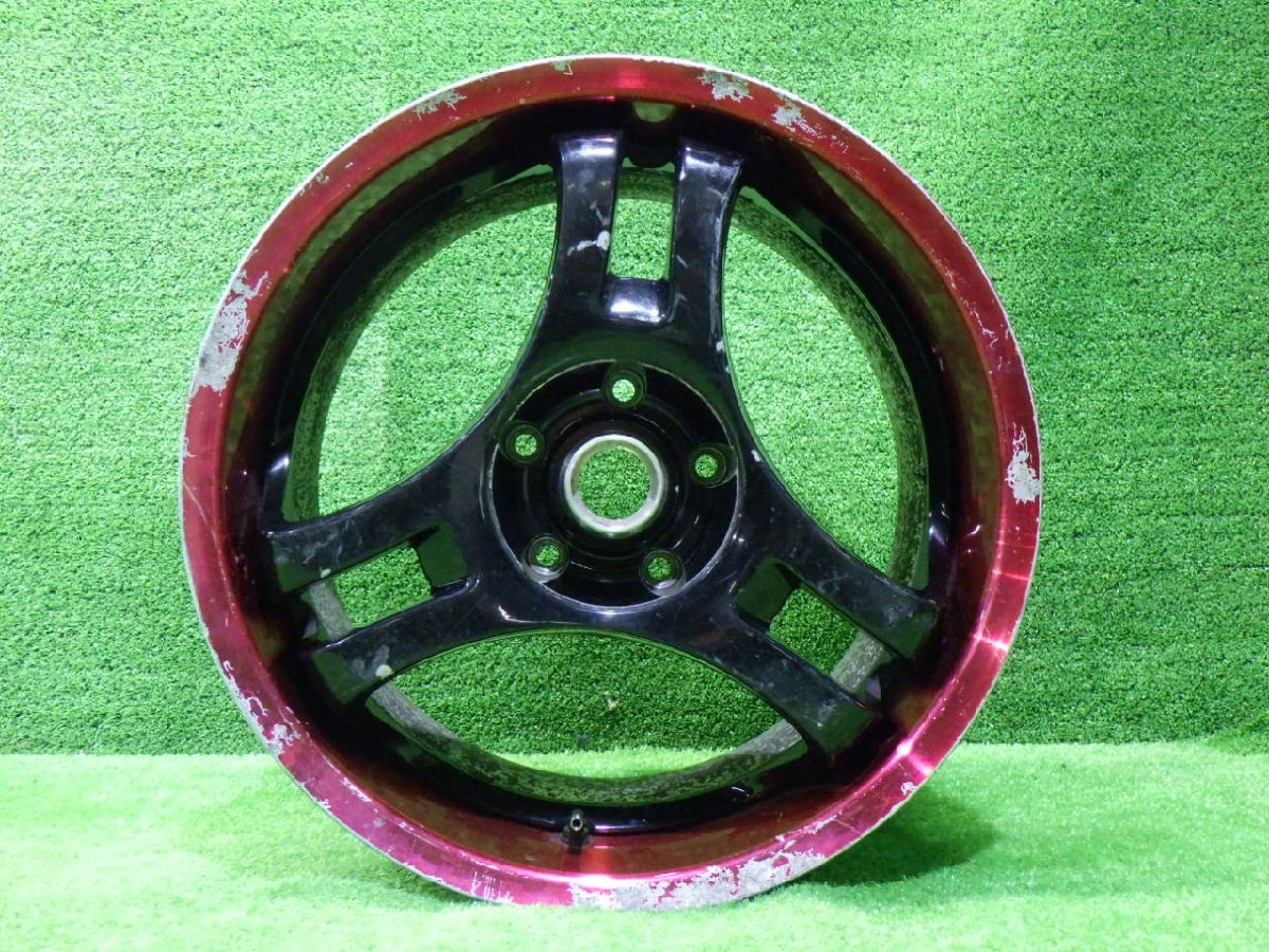中古 17インチ 17×8J 5穴 ヨコハマ スーパーアドバンレーシング 社外 アルミホイール 1本のみ 希少