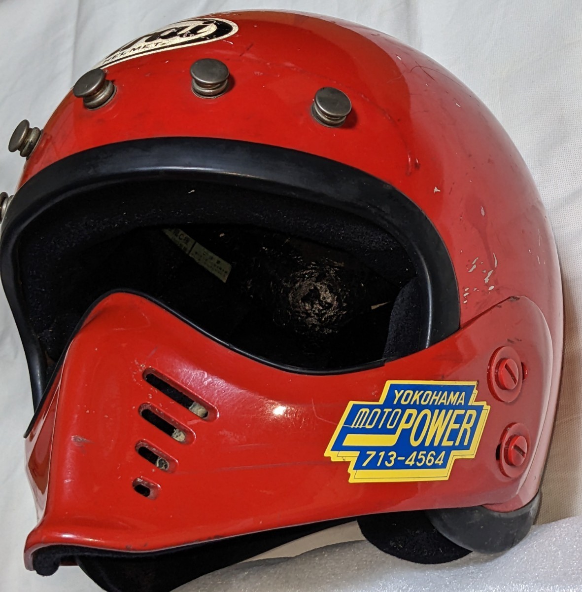 Arai アライ Yahoo!オークション ヘルメット 当時物 M-X 新井広武製