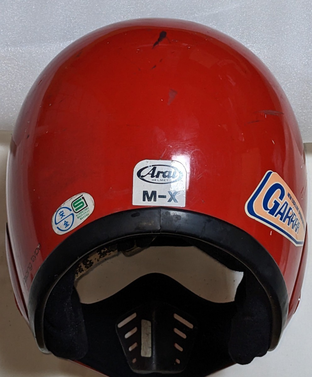 Arai アライ Yahoo!オークション ヘルメット 当時物 M-X 新井広武製