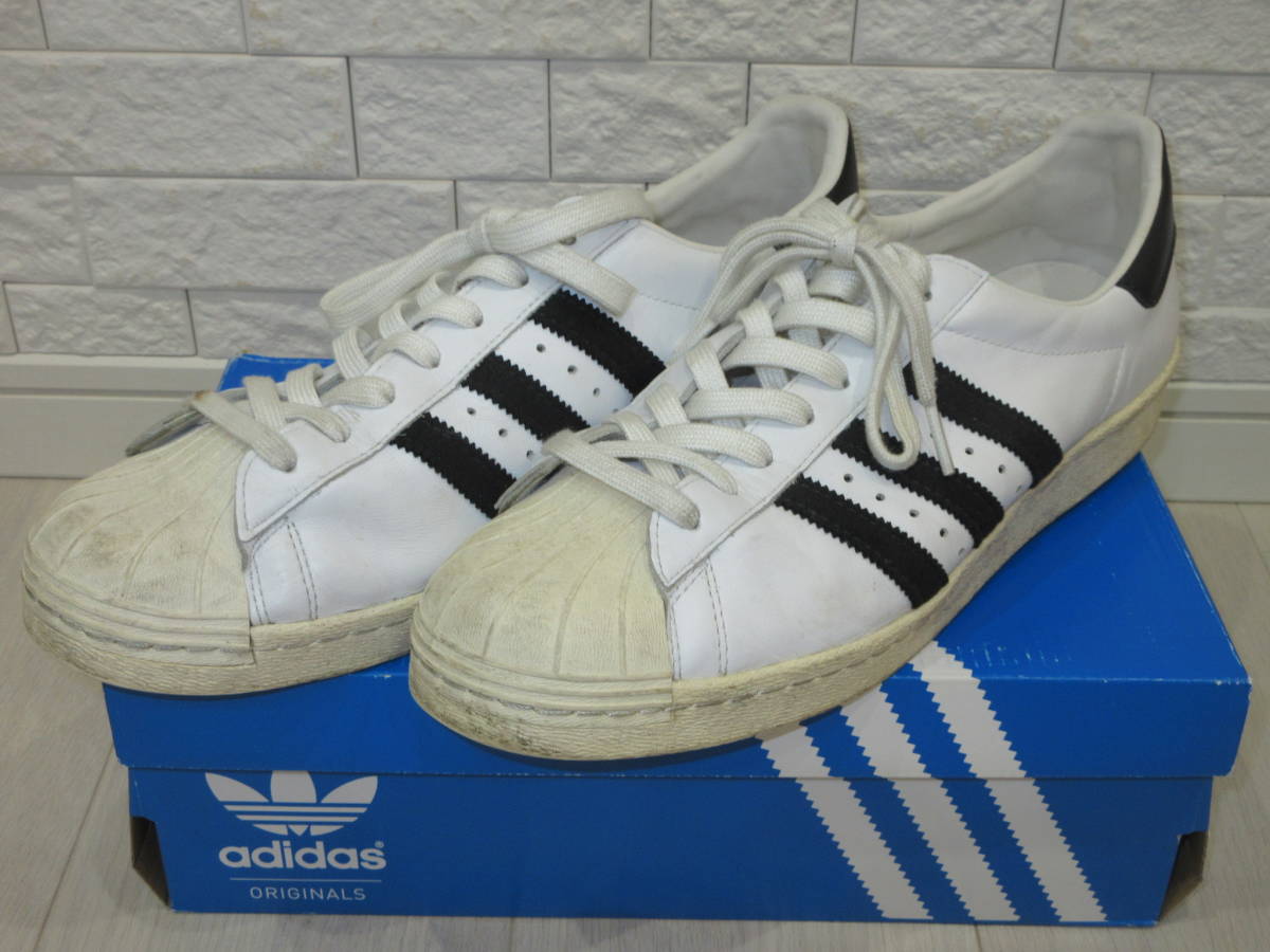 6575★ユーズド★adidas アディダス SUPERSTAR 80s スーパースター スニーカー シューズ 【サイズ29ｃｍ】G61070 
