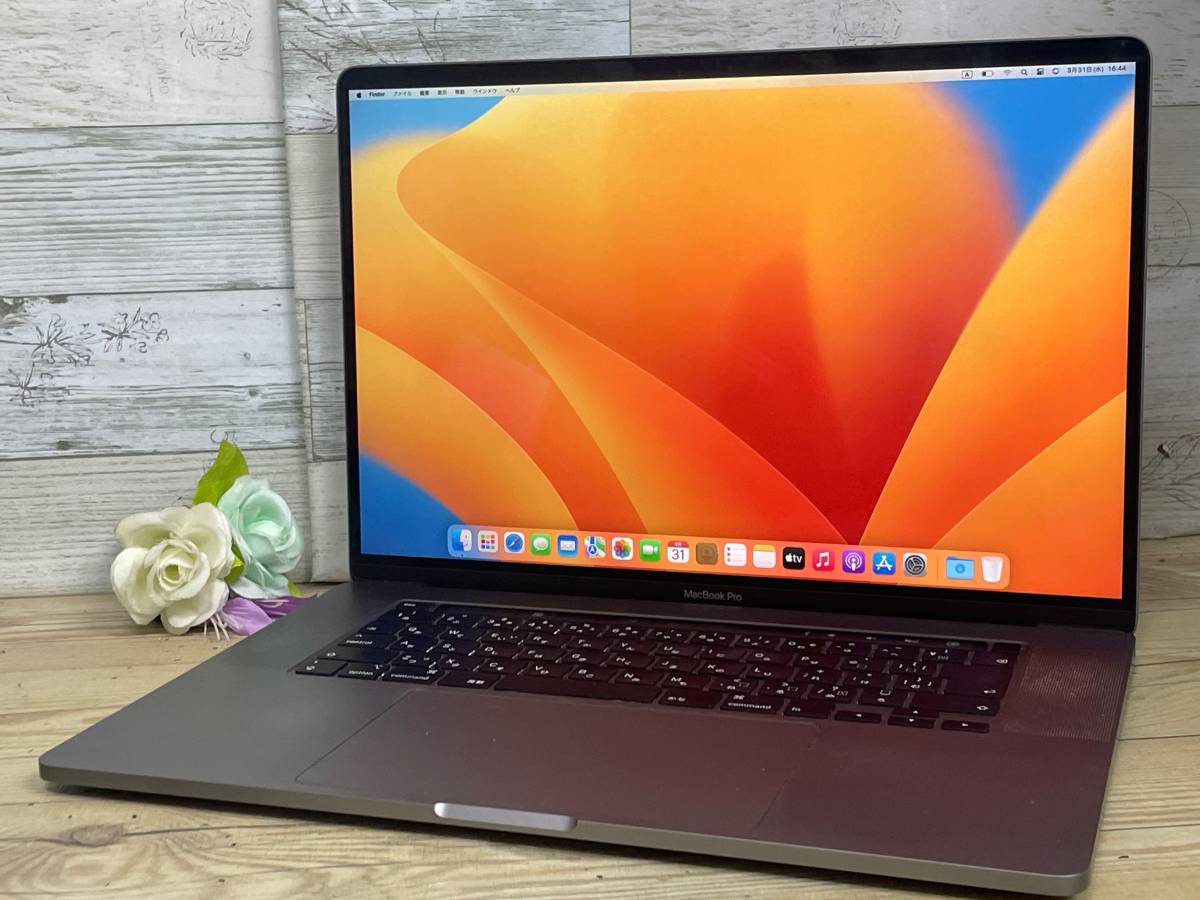 【良品♪】Apple MacBook Pro 2019 A1990[Core i7 9750H 2.6GHz/RAM:16GB/SSD:512GB/16インチ]Ventura スペースグレー 動作品_1