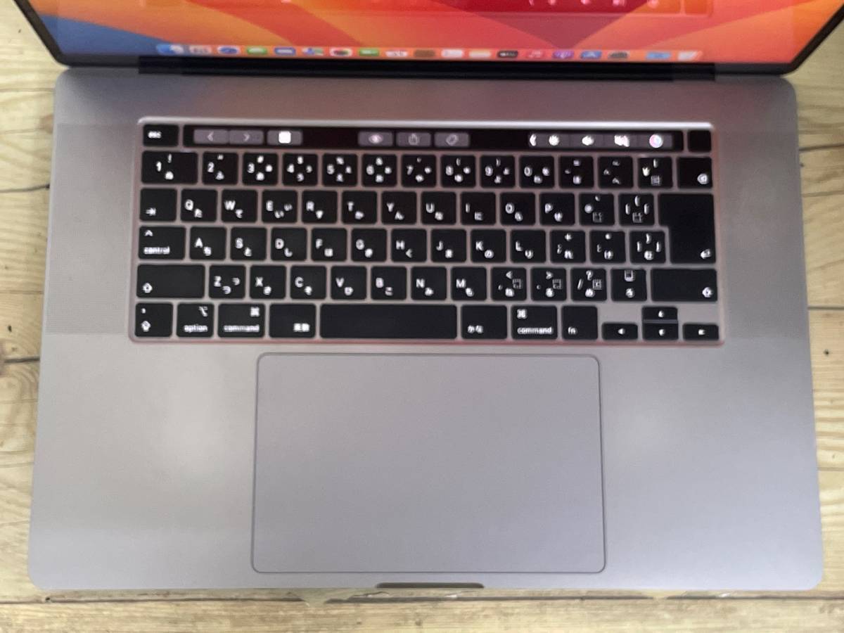 【良品♪】Apple MacBook Pro 2019 A1990[Core i7 9750H 2.6GHz/RAM:16GB/SSD:512GB/16インチ]Ventura スペースグレー 動作品_2