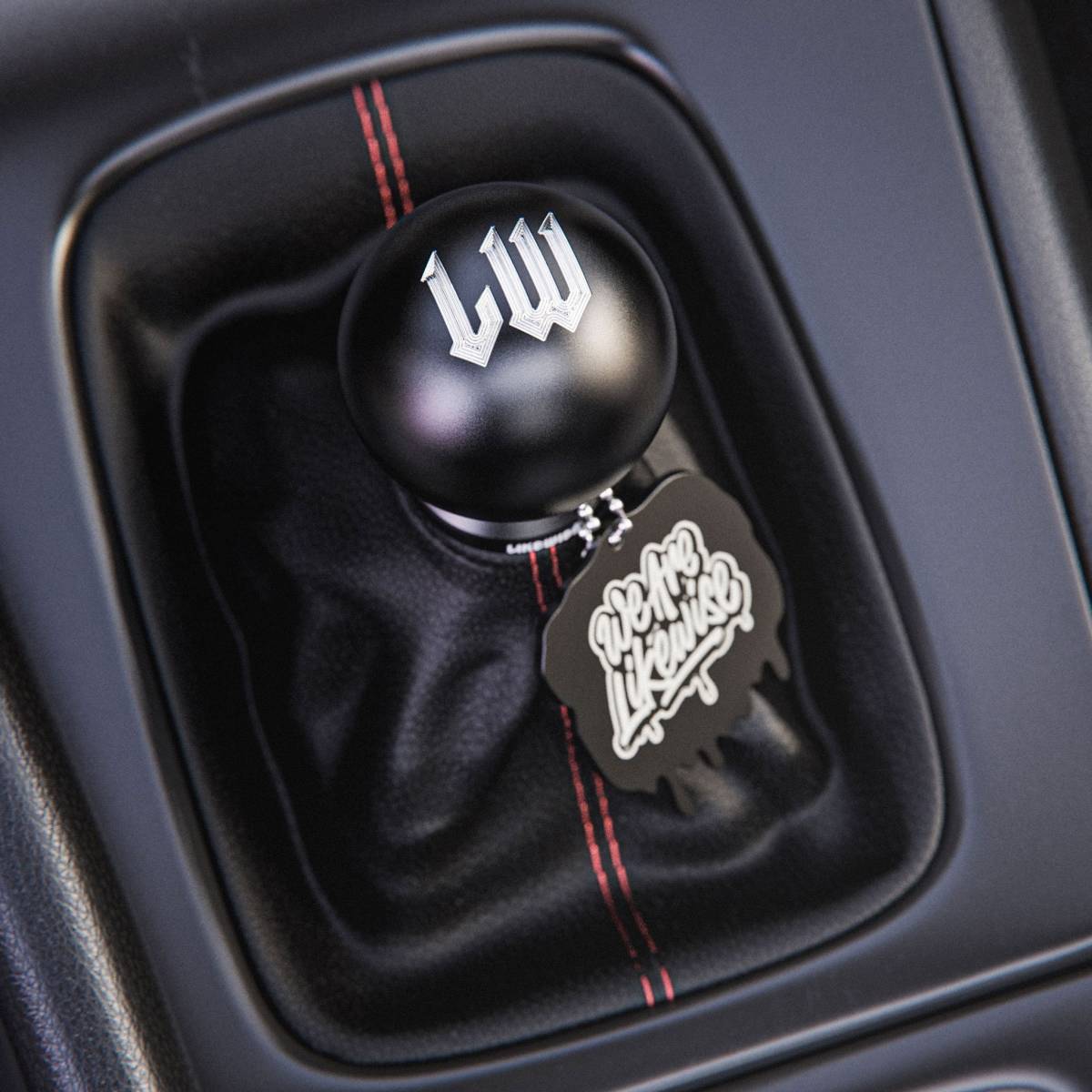 HOT，正規品 ライクワイズ NAD ブラック シフトノブ 丸形 汎用 AT MT