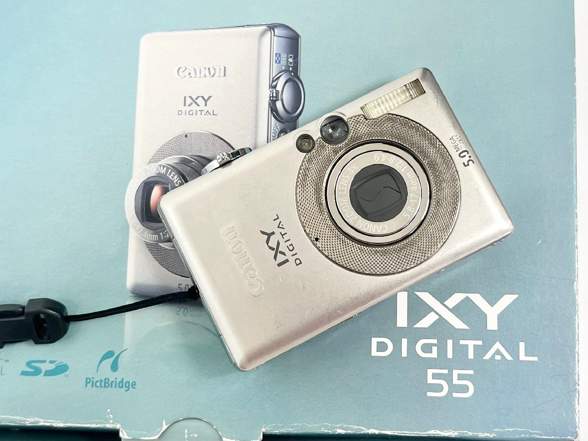 Canon IXY ジャンク×2 キングラム[27]Canon キャノン IXY DIGITAL 55 デジタルカメラ ☆起動のみ確認☆ジャンク扱い☆１円～【送料無料】 【公式通販】